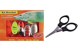 mepp MEPPS Hecht Set Spinner Kit + gratis Angelschere