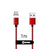 NetDot Gen7 Cable magnético Type-c,el mejor cargador magnético del mercado, imán super fuerte, carga rápida y sincronización usb 2.0 para dispositivo USB C USB. Ambos lados admiten carga y sincronización, la luz del LED se encenderá cuando se encienda.