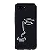 Produktbild Honor 10 Hülle, Carols Schwarz Huawei Honor 10 Handyhülle , Huawei Honor 10 Schutzhülle ,TPU Silikon Hülle / Case / Cover / Handytasche für Huawei Honor 10 ,Schock Absorption/Kratzfest Backcover Handyhülle TPU Case für für Huawei Honor 10 - Gesicht