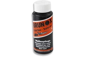 Brunox Lubricante 100ml Sin pulverizador Ideal para Armas, escopetas, Pistolas, Mantenimiento, Airsoft, Caza, Fusil, Rifle 23035 + Portabotellas de regalo