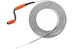 Plastisan - Desatascador manivela 5m diámetro 7mm Inoxidable