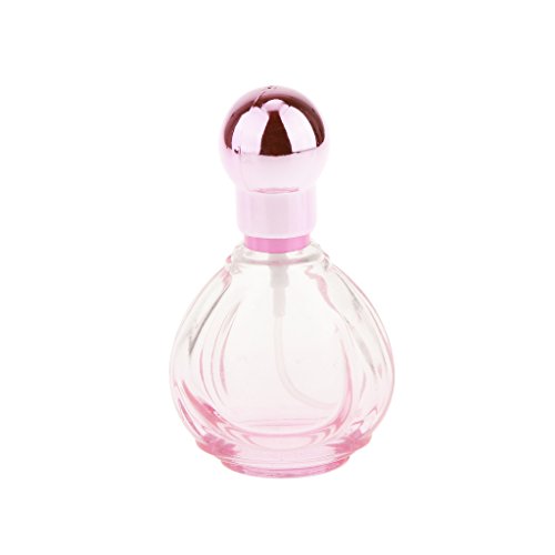 20ml Mini Perfume Spray Bottle Pressed Atomizer Refillable Travel Gift - Pink
