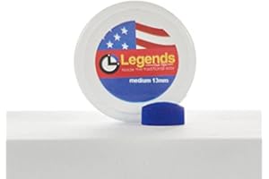 LEGENDS CUE SPORTS Legends Cue Pool Cue Tips l 13mm Snooker Cue Tip, Cue Tip Shaper Made with Anti-Cracking Leather for Improved Control, Durability and Consistency for Heavier Ball
