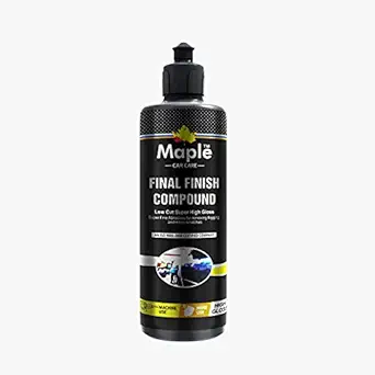 Maple Car Care Final Finish Compound Low Cut Super High Gloss (500ml)/ompound for Super Heavy Cut |Medium Cut with Polish|Final Finish Super High Gloss Compound | Car Compound Kit