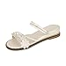 Produktbild friendGG Damen Strand Blume Wedges Sandalen Sommerschuhe Mode Freizeit Schuhe Med