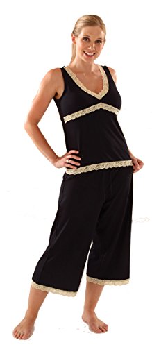 Lace Trimmed Maternity Pyjamas-10/12
