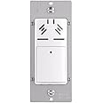 Eaton HDFS3P1-W-L Humidity Sensor and Fan Control, 15A, Flush Mount, 120V, 1/4HP, Single Pole, White