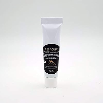 SOFOLK Réparateur Cuir - Pâte pour réparation craquelures, Fissures, griffures, Trou, pelures (Blanc)