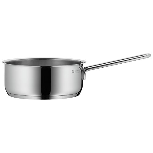 WMF Stielkasserolle Ø 16 cm ca. 1,2l Mini stapelbar Schüttrand Metalldeckel Cromargan Edelstahl poliert induktionsgeeignet spülmaschinengeeignet - 2
