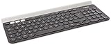 logitech k800 manual Lieferumfang: Logitech 920-008034 K780 Multi-Device Wireless Tastatur dunkelgrau/weiß