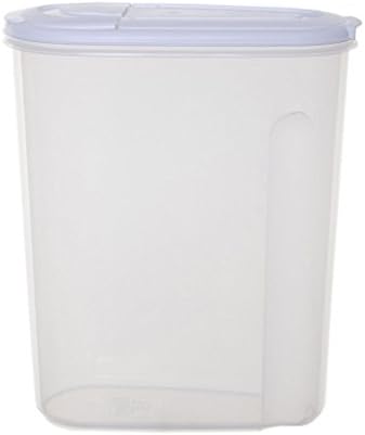 Whitefurze Dry Food Cereal Storage Box Jar Container Plastic Medium 3L/ Large 5L (5.0 Litre)