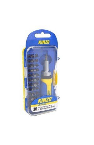 Preisvergleich Produktbild KINZO Schraubendreher Bit Satz 38-teilig