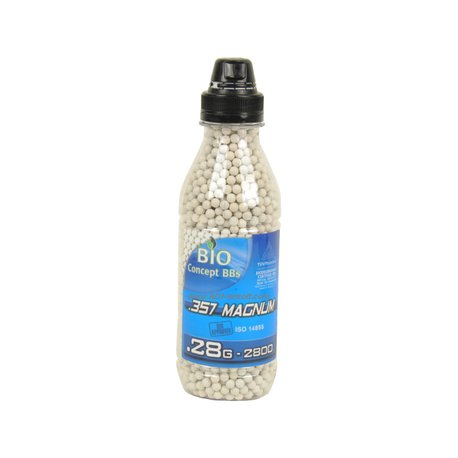 Billes Bouteille 6mm Airsoft Biodégradable .357 Magnum 0.28gr 2800 Billes Pour Pistolet Et Fusil A Bille Airsoft