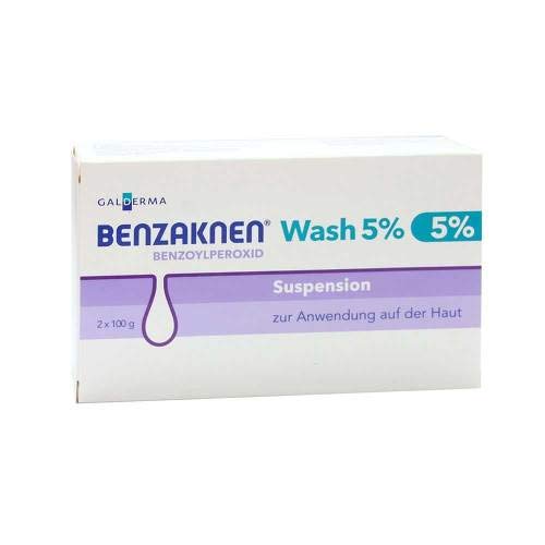Benzaknen Wash 5% 2X100 g