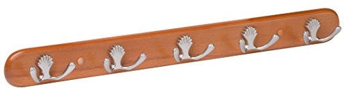 Meister Hakenleiste, 5 Haken, 500 mm, rotbuche 262271