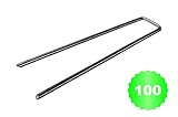 100 Erdanker EXTRA STARK aus Stahl - VERZINKT - 150 mm x 30...