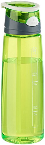 PEARL sports BPA-freie Kunststoff-Trinkflasche mit Einhand-Verschluss, 700 ml, grün