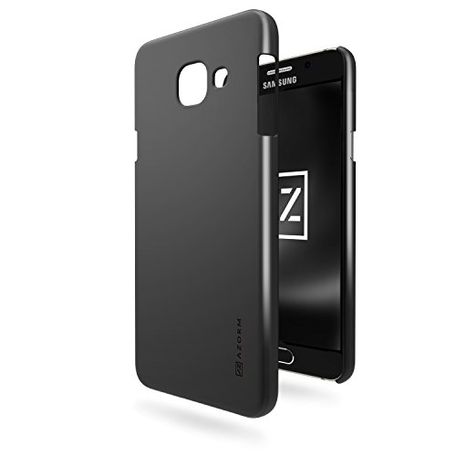 Funda Samsung Galaxy A3 2016 4 7 Azorm Color Edition Carcasa protectora rigida Cover Antideslizante y Anti-Ara azos - Negro Efecto Met lico Funda Samsung Galaxy A3 2016 4 7 Azorm Color Edition Carcasa protectora rigida Cover Antideslizante y Anti-Ara azos - Negro Efecto Met lico