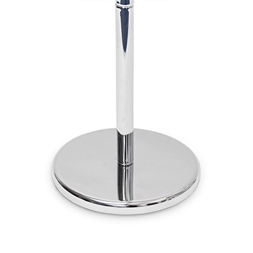 Relaxdays Handtuchständer mit 3 beweglichen Handtuchstangen für Badetücher und andere Textilien Handtuchhalter in Edelstahl-Optik mit schwenkbaren Stangen auch als kleiner Kleiderständer, silber - 5