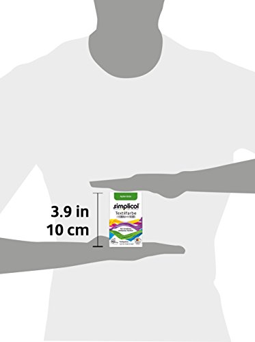 Simplicol Textilfarbe expert Für kreatives, einfaches Färben – 1744 – „Apfel-Grün“ – Neu! – 2er-Pack - 3