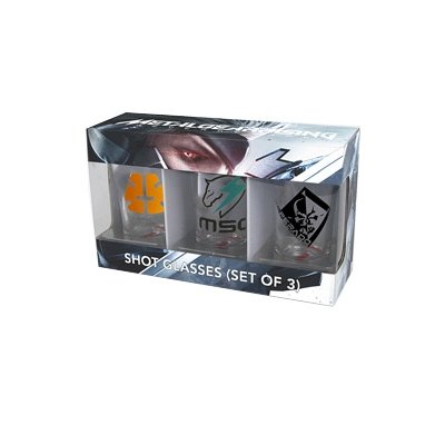 Preisvergleich Produktbild Gaya Entertainment Metal Gear Rising Set 3x Schnapsgläser