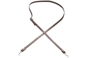 MERCERÍA SUANCES Asas de polipiel, para bolsos, bandoleras, correa bolso (Marrón)