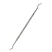 Anself Toenail Ingrowing Cleaner Double-ended File Podiatry Stainless Steel Nail Care Chiropody Tool