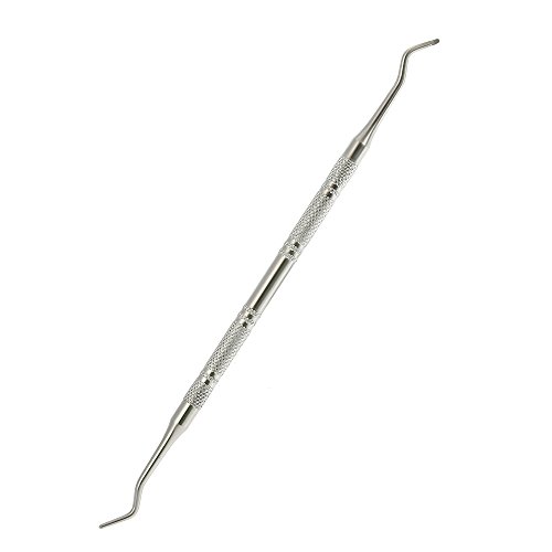 Anself Toenail Ingrowing Cleaner Double-ended File Podiatry Stainless Steel Nail Care Chiropody Tool