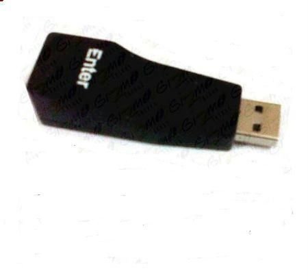 Enter USB To LAN Adapter(USB 1.1/2.0 data transfer rate - 12 / 480 Mbps)