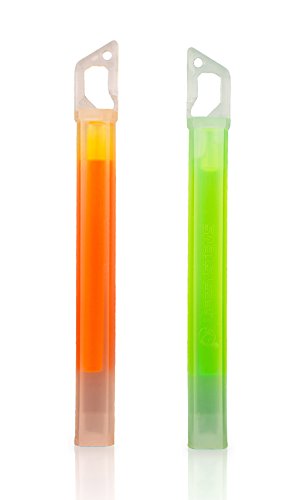 Lifesystems Glow Sticks / Light Sticks (Orange & Green) by Life Systems