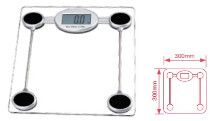Evila - Bascula Bano alta precisione 150 kg