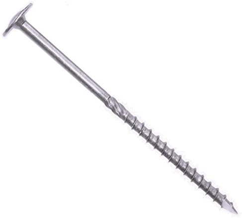 Timberfix wafer head fastener decking landscape screws blue galvanised, TX 30, with ETA, 6 x 300mm, pack of 100