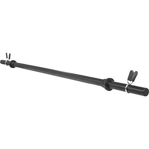 Gorilla Sports Aerobic Langhantelset Kunststoff Hantelset Gripper 20 kg mit Eingriffen inkl. 1x Aerobic Langahantelstange 120cm, 2x5kg 2×2,5kg 2×1,25kg Hantelscheiben 2 Federverschlüsse - 7