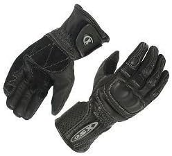 MBS LADY'S BLACK LEATHER GLOVES GLL13 S 925