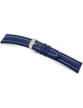 RIOS1931 Uhrenarmband Chrono Extrem Royalblau Bandanstoss 20 mm