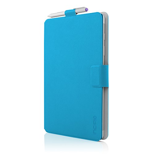 Preisvergleich Produktbild Incipio Roosevelt Klapptasche für Microsoft Surface 3 - von Microsoft zertifizierte Kunstledertasche mit Kickstand Kompatibilität und Magnetverschluss - cyan