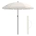 Produktbild SONGMICS Sonnenschirm, 180cm, Marktschirm, Sonnenschutz, achteckiger Gartenschirm aus Polyester, knickbar, mit Tragetasche, ohne Ständer, für Strand, Garten, Balkon und Schwimmbad, Begie GPU60WT
