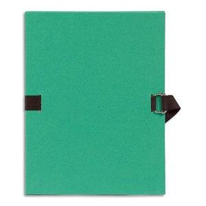 Claircell EXACOMPTA Chemise extensible Varia 2230 , recouverte de papier grainé vert clair
