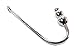 Produktbild Frauen Paare Anal Hook Sex Spielzeug Edelstahl Buttplug Edelstahl Anal Hook Haken mit 3 Bälle- 35mm 30mm 20mm Unisex Seil Haken Bondage Toys