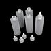 Plastic Empty Bottles for Tattoo Ink Pigment Twist Cap 250ml Set of 5