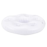 6 Becherhalter: Ø je ca. 9cm | 1 große Halterung in der Mitte: Ø ca. 17 cm