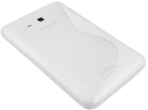 mumbi S-TPU Schutzhülle Samsung Galaxy Tab 3 7.0 Lite T110 T111 (7 Zoll) Hülle transparent weiss - 4