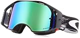Prizm de lentes tecnología Oakley Airbrake MX Dirt Bike Goggles Jet Black Prizm MX Jade
