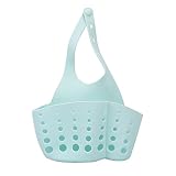 cesta mimbre zaragoza Característica:100 nuevo y de alta calidad . Material de PVC de alto rendimiento, protección de la salud y del medio ambiente, no tóxico, inodoro, flexible y duradero. Puede colgar en la cocina, el grifo del baño para evitar que la esponja, la toallita, la maquinilla de afeitar, etc., en el fondo del hueco Vacíe y seque, no es fácil criar bacterias. Presione el diseño del botón, buena suspensión, instalación y eliminación son fáciles.