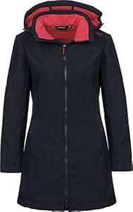CMP Damen Softshell Mantel - Winddichter Outdoor Mantel Mit Fleece-Futter