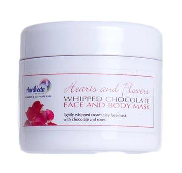 AuraVeda Heats and Flowers Whipped Chocolate Face & Body Mask
