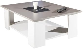 Table Basse-Blanche-Plateau taupe/2082A2191X00