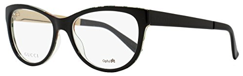 Preisvergleich Produktbild Gucci Frame BLACK FLORA CRYSTAL GOLD WITH - LENS