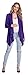 Happy Mama Women's Maternity Waterfall Cardigan Shrug Jacket Blazer UK10-18 320p (Purple, UK 16, 2XL)