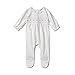 Baby Girls White Hand Smocked Hand Embroidered Pure Cotton 6 Months Babygrow.